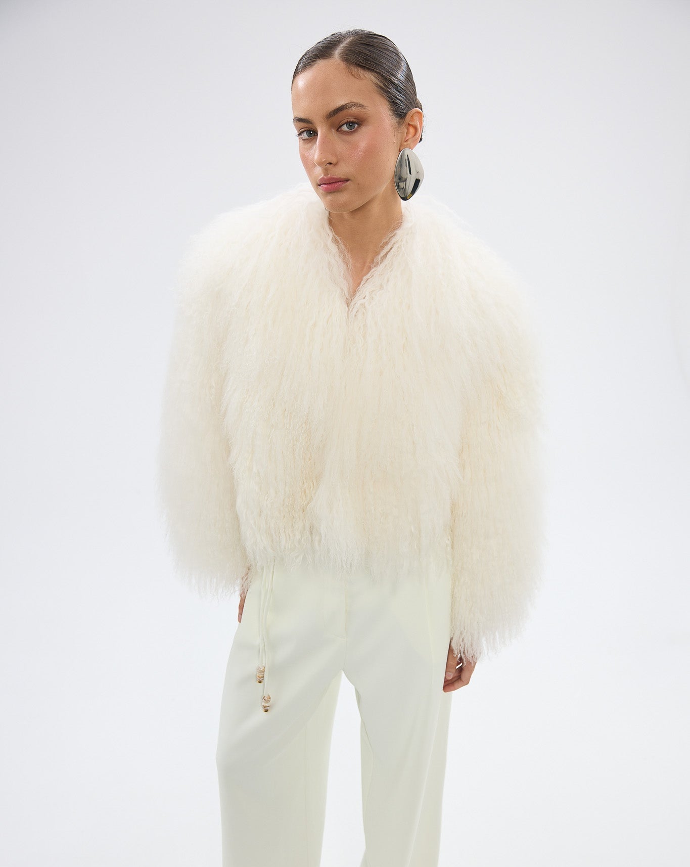 Mongolian Coat - WHITE