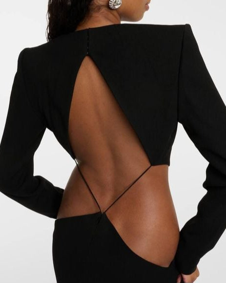 Robe Longue En Crepe