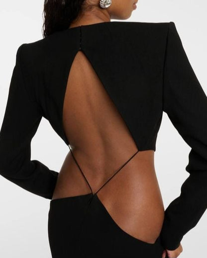 Robe Longue En Crepe